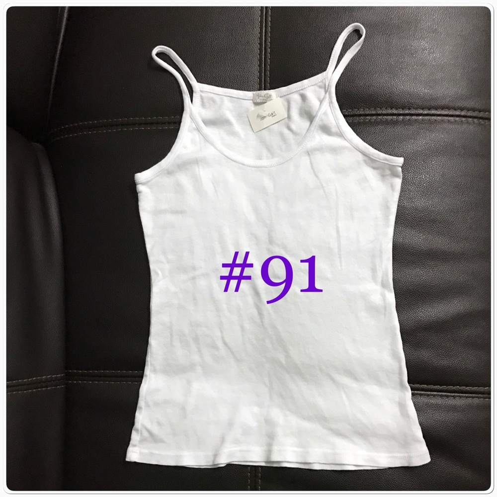 BM John Galt White Brigitte Tank BNWT